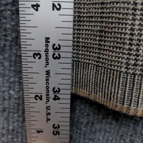 Piazza Sempione Women's Violette Straight Dress Pants 42 Multi Plaid Wool Blend - Picture 12 of 12